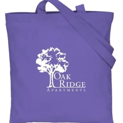 Cotton Sheeting Colored Economy Tote - 15 1/2 inches x 15 inches