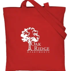 Cotton Sheeting Colored Economy Tote - 15 1/2 inches x 15 inches