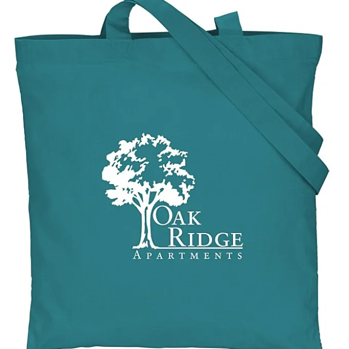 Cotton Sheeting Colored Economy Tote - 15 1/2 inches x 15 inches