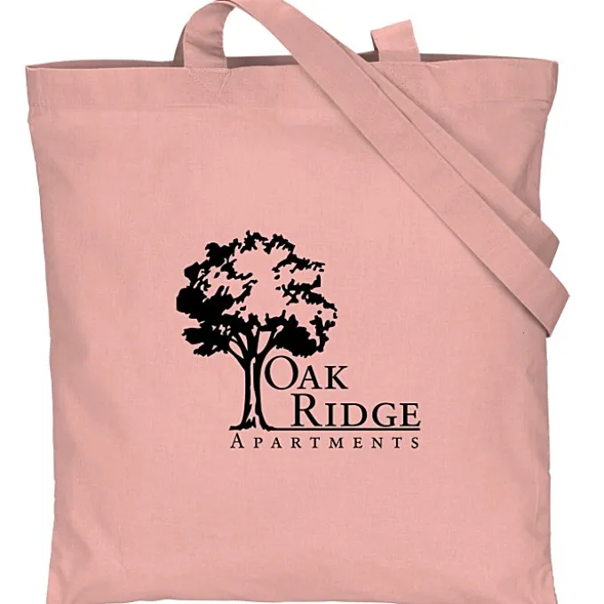 Cotton Sheeting Colored Economy Tote - 15 1/2 inches x 15 inches