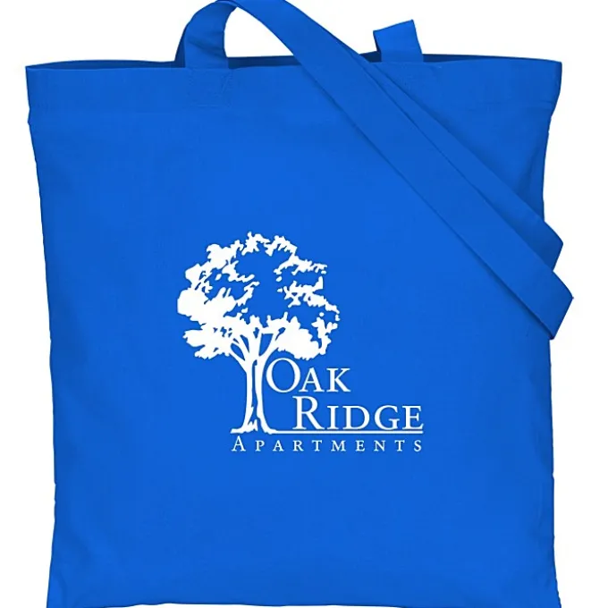 Cotton Sheeting Colored Economy Tote - 15 1/2 inches x 15 inches