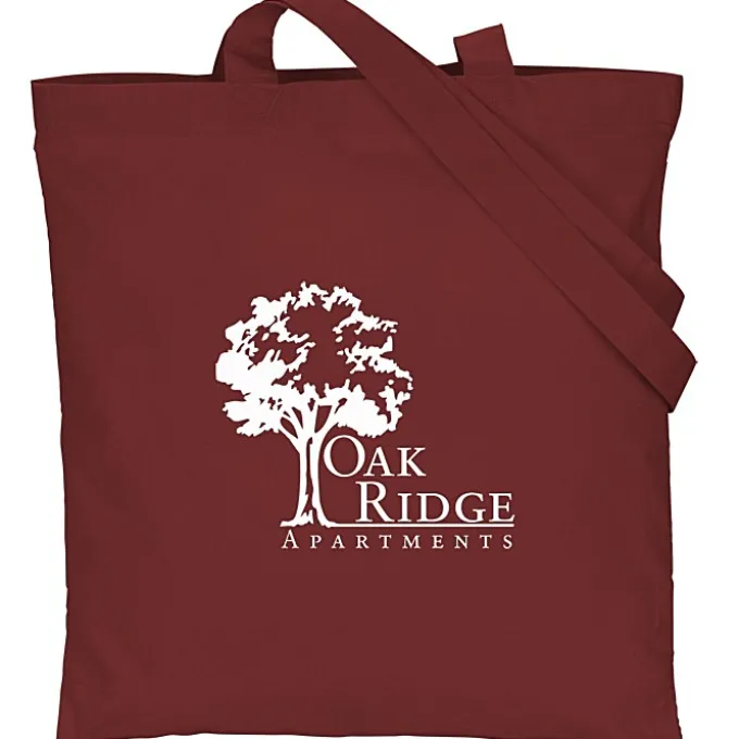 Cotton Sheeting Colored Economy Tote - 15 1/2 inches x 15 inches