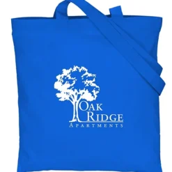 Cotton Sheeting Colored Economy Tote - 15 1/2 inches x 15 inches - 24 hr