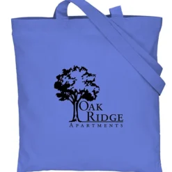Cotton Sheeting Colored Economy Tote - 15 1/2 inches x 15 inches - 24 hr
