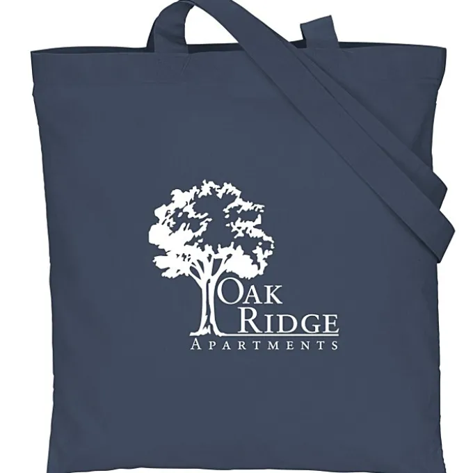 Cotton Sheeting Colored Economy Tote - 15 1/2 inches x 15 inches - 24 hr