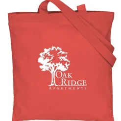 Cotton Sheeting Colored Economy Tote - 15 1/2 inches x 15 inches - 24 hr
