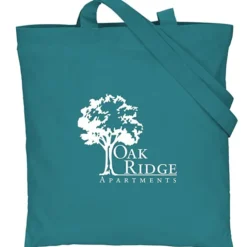 Cotton Sheeting Colored Economy Tote - 15 1/2 inches x 15 inches - 24 hr