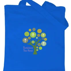 Cotton Sheeting Colored Economy Tote - 15 1/2 inches x 15 inches - Full Color