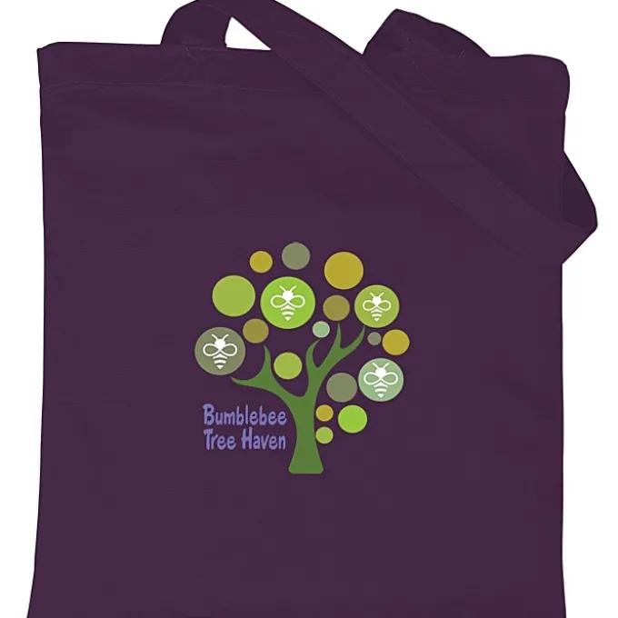 Cotton Sheeting Colored Economy Tote - 15 1/2 inches x 15 inches - Full Color