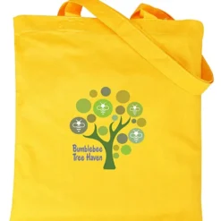 Cotton Sheeting Colored Economy Tote - 15 1/2 inches x 15 inches - Full Color