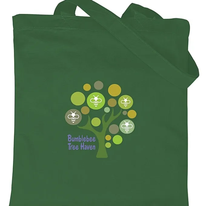 Cotton Sheeting Colored Economy Tote - 15 1/2 inches x 15 inches - Full Color