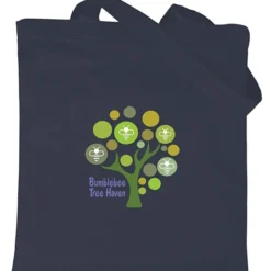 Cotton Sheeting Colored Economy Tote - 15 1/2 inches x 15 inches - Full Color