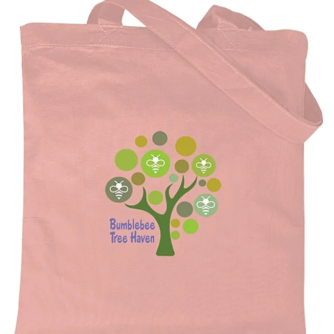 Cotton Sheeting Colored Economy Tote - 15 1/2 inches x 15 inches - Full Color