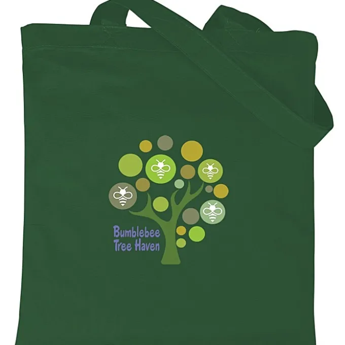 Cotton Sheeting Colored Economy Tote - 15 1/2 inches x 15 inches - Full Color