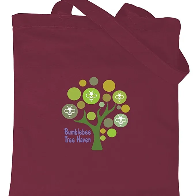Cotton Sheeting Colored Economy Tote - 15 1/2 inches x 15 inches - Full Color