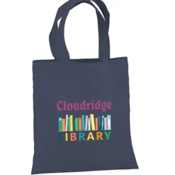 Cotton Sheeting Colored Economy Tote - 9 1/2 inches x 9 inches - Full Color