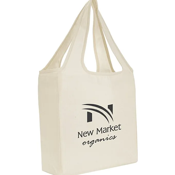 Cotton Sheeting Fold Up Tote