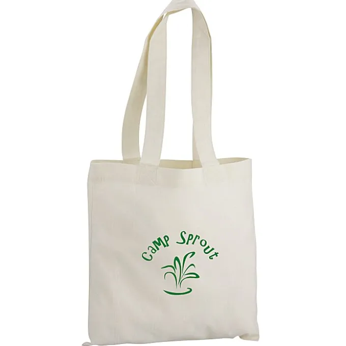Cotton Sheeting Natural Economy Tote - 12 1/2 inches x 12 inches