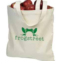 Cotton Sheeting Natural Economy Tote - 15 1/2 inches x 15 inches - 24 hr