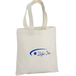 Cotton Sheeting Natural Economy Tote - 9 1/2 inches x 9 inches