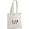 Cotton Sheeting Natural Economy Tote - 12 1/2 inches x 12 inches - 24 hr