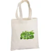 Cotton Sheeting Natural Economy Tote - 9 1/2 inches x 9 inches - Full Color