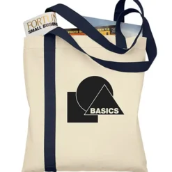 Cotton Sheeting Striped Tote