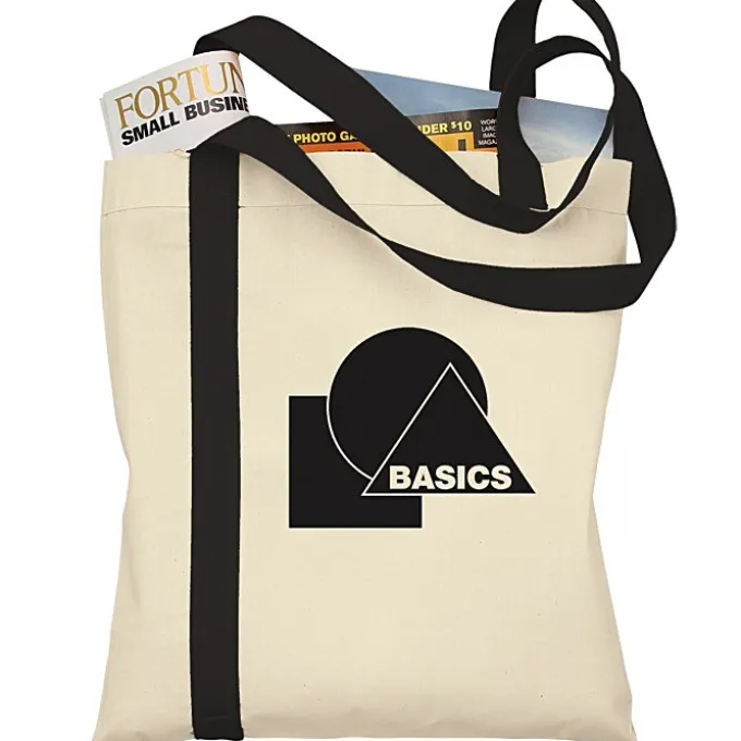 Cotton Sheeting Striped Tote