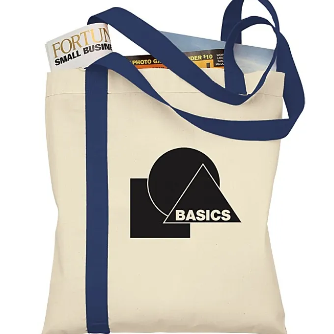 Cotton Sheeting Striped Tote