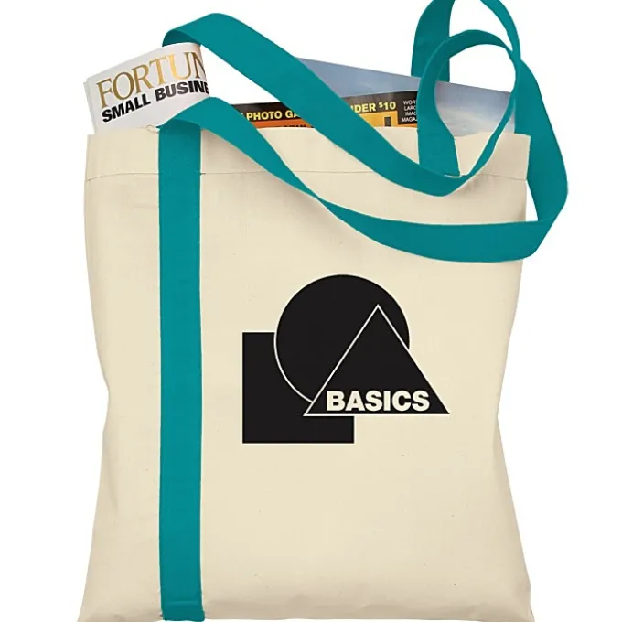 Cotton Sheeting Striped Tote
