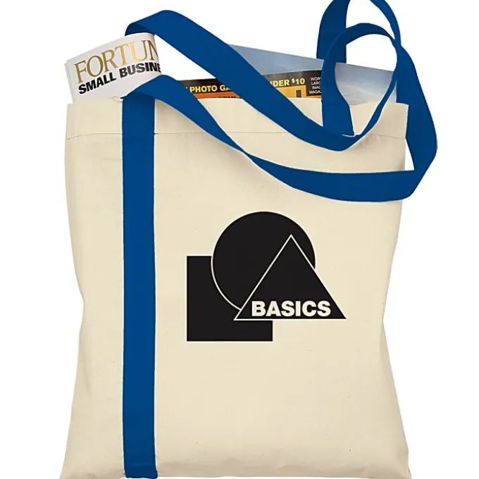 Cotton Sheeting Striped Tote
