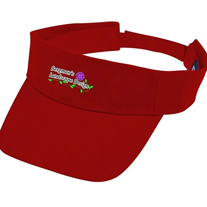 Cotton Twill Lightweight Visor - Embroidered