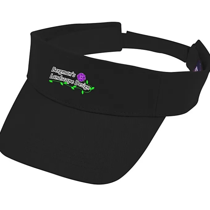 Cotton Twill Lightweight Visor - Embroidered