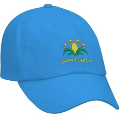 Cotton Washed Cap - Solid - Embroidered