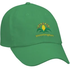 Cotton Washed Cap - Solid - Embroidered