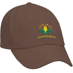 Cotton Washed Cap - Solid - Embroidered