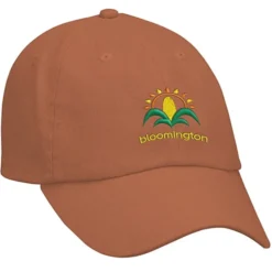 Cotton Washed Cap - Solid - Embroidered