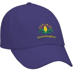 Cotton Washed Cap - Solid - Embroidered