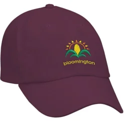 Cotton Washed Cap - Solid - Embroidered