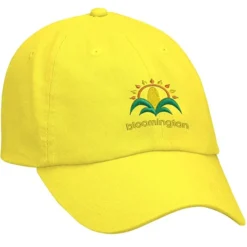 Cotton Washed Cap - Solid - Embroidered