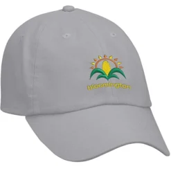 Cotton Washed Cap - Solid - Embroidered