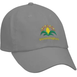 Cotton Washed Cap - Solid - Embroidered