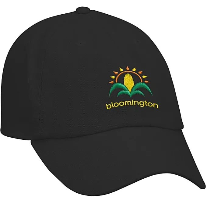 Cotton Washed Cap - Solid - Embroidered