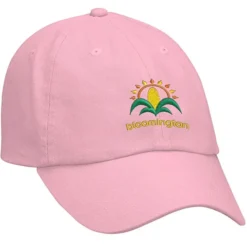 Cotton Washed Cap - Solid - Embroidered