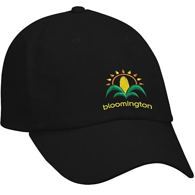 Cotton Washed Cap - Solid - Embroidered - 24 hr
