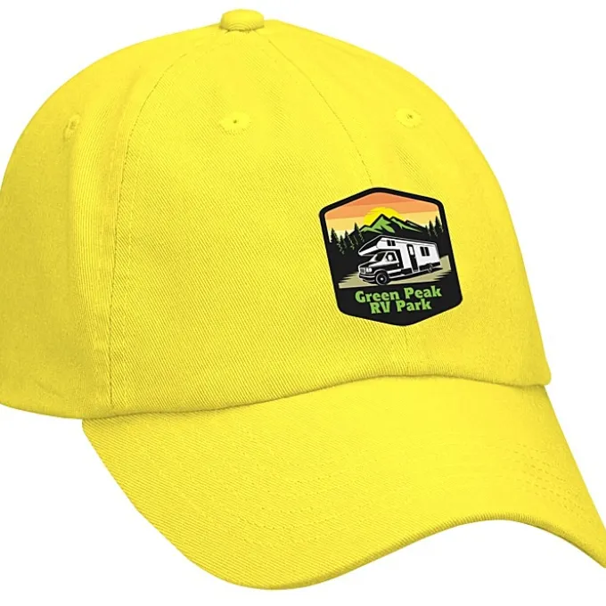 Cotton Washed Cap - Solid - Full Color