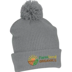 Cozy Rib Knit Pom Beanie