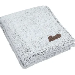 Cozy Sherpa Blanket - Laser Engraved Patch