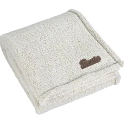 Cozy Sherpa Blanket - Laser Engraved Patch