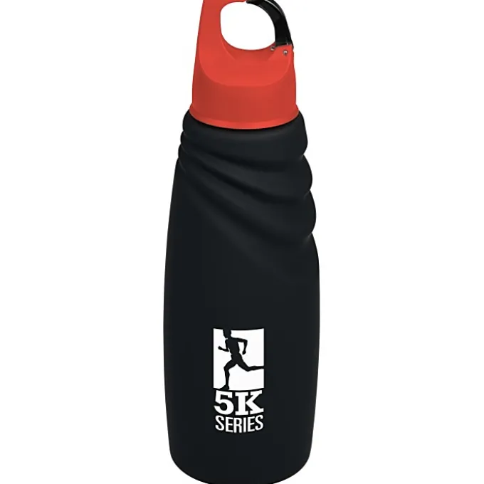Crest Carabiner Matte Water Bottle - 22 oz - 24 hr